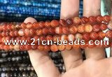 CAA1567 15.5 inches 6mm round banded agate beads wholesale