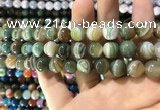 CAA1588 15.5 inches 12mm round banded agate beads wholesale