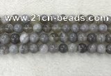 CAA1804 15.5 inches 12mm round banded agate gemstone beads