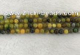 CAA1962 15.5 inches 8mm round banded agate gemstone beads