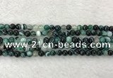 CAA2021 15.5 inches 6mm round banded agate gemstone beads