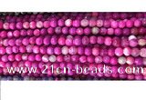 CAA2884 15 inches 6mm faceted round fire crackle agate beads wholesale