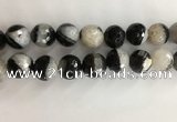 CAA3780 15.5 inches 20mm faceted round agate druzy geode beads