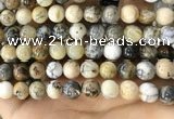 CAA5259 15.5 inches 12mm round dendrite agate beads wholesale