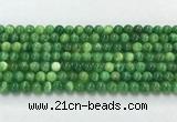 CAA5405 15.5 inches 6mm round peacock  serpntine gemstone  beads wholesale