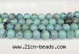 CAA5421 15.5 inches 14mm round agate gemstone beads