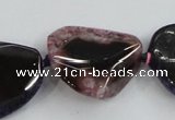 CAA621 15.5 inches 25*30mm freeform dragon veins agate beads