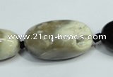 CAA978 15*25mm � 17*30mm nuggets natural fossil wood agate beads