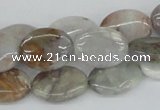 CAB104 15.5 inches 12*16mm oval natural brazil agate gemstone beads