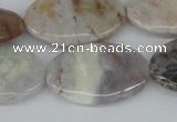 CAB106 15.5 inches 20*30mm oval natural brazil agate gemstone beads