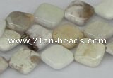 CAB121 15.5 inches 12*12mm diamond natural brazil agate beads