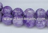 CAB175 15.5 inches 12mm round purple crazy lace agate beads