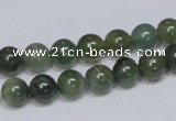CAB384 15.5 inches 8mm round moss agate gemstone beads wholesale