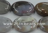 CAB960 15.5 inches 22*30mm oval ocean agate gemstone beads