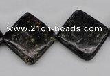CAE104 15.5 inches 20*20mm diamond astrophyllite beads wholesale
