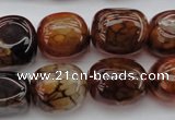 CAG1457 15.5 inches 13*18mm nuggets dragon veins agate beads