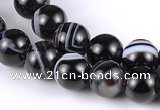 CAG146 5mm round madagascar agate gemstone beads Wholesale