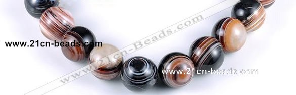 CAG149 20mm smooth round madagascar agate stone beads Wholesale