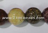 CAG1707 15.5 inches 18mm round rainbow agate beads wholesale