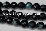CAG2283 15.5 inches 10mm faceted round fire crackle agate beads