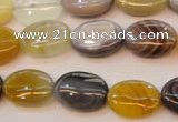 CAG2360 15.5 inches 13*18mm oval African botswana agate beads