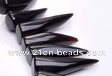 CAG294 12.5 inches  11*38mm talon agate gemstone beads Wholesale
