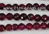 CAG4508 15.5 inches 8mm faceted round agate beads wholesale