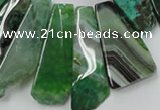 CAG5456 15.5 inches 14*28mm - 16*60mm freeform agate gemstone beads