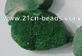 CAG5483 15.5 inches 28*36mm freeform agate gemstone beads