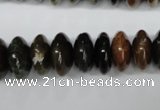 CAG5641 15 inches 7*14mm rondelle agate gemstone beads wholesale