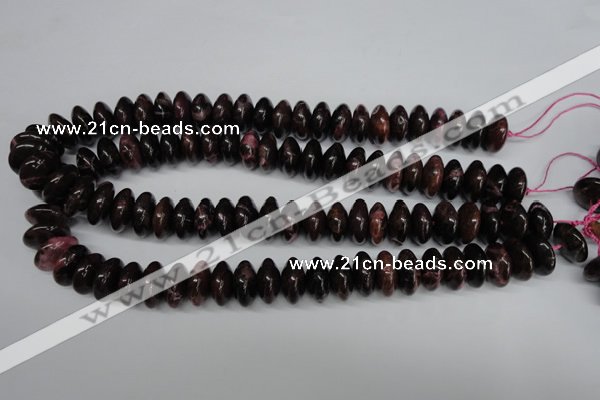 CAG5644 15 inches 8*16mm rondelle agate gemstone beads wholesale