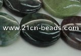 CAG6775 15.5 inches 25mm flat round Indian agate beads wholesale