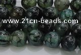 CAG7322 15.5 inches 8mm round dragon veins agate beads wholesale