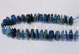 CAG8563 6*22mm - 10*26mm tyre dragon veins agate beads wholesale