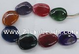 CAG8647 15.5 inches 35*40mm - 40*45mm freeform dragon veins agate beads