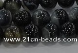 CAG9187 15.5 inches 10mm round line agate beads wholesale