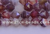 CAG9791 15.5 inches 6mm faceted nuggets botswana agate beads