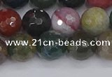 CAG9833 15.5 inches 10mm faceted round Indian agate beads