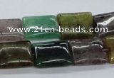 CAJ210 15.5 inches 12*16mm rectangle Indian aventurine jade beads