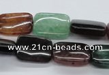 CAJ211 15.5 inches 13*18mm rectangle Indian aventurine jade beads