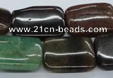 CAJ213 15.5 inches 18*25mm rectangle Indian aventurine jade beads