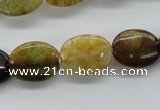 CAJ238 15.5 inches 12*16mm oval Indian aventurine beads
