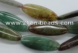 CAJ244 15.5 inches 10*26mm marquise Indian aventurine beads
