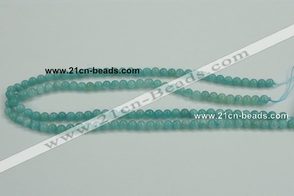 CAM134 15.5 inches 6mm round amazonite gemstone beads wholesale