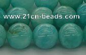 CAM1554 15.5 inches 12mm round natural peru amazonite beads
