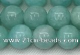 CAM1692 15.5 inches 8mm round natural amazonite gemstone beads