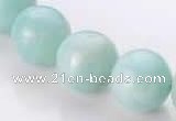 CAM21 15.5 inches natural amazonite 16mm round beads Wholesale