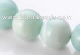 CAM22 15.5 inches natural amazonite round 18mm beads wholesale