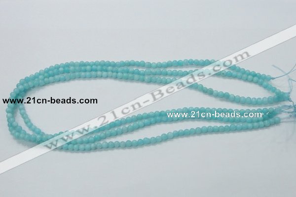 CAM315 15.5 inches 6mm round natural peru amazonite beads wholesale