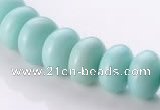 CAM33 rondelle 5*8mm natural amazonite gemstone beads Wholesale